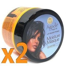Agadir Argan Oil Moisture Masque for Unisex, 2 Pack (8 oz)Agadir