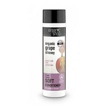 ORGANIC SHOP Delicate Hair Balm Grape and Honey- Soft and shiny hair - Deeply moisturizing - Bio - 280 mlOrganic Shop