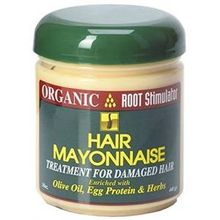 Organic Root Stimulator Olive Oil Hair Mayonnaise 16 oz per Jar (4 Pack)Organic Root Stimulator