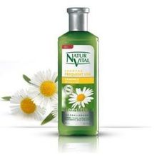 Hair Shampoo Camomile - Frequent Use - 300 Ml / Natural &amp; Organic by Natur VitalNatur Vital