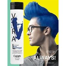Celeb Luxury Viral Color Wash Shampoo, Extreme Blue 244mlCeleb Luxury
