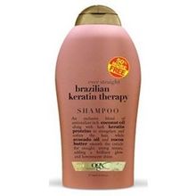 Organix Ever Straight - Brazilian Keratin Therapy Shampoo - Sulfate Free - Net Wt. 19.5 FL OZ (577 mL) Each - by (OGX) OrganixOGX
