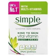 6 x Simple Kind To Skin Vital Vitamin Night Cream 50mlSimple