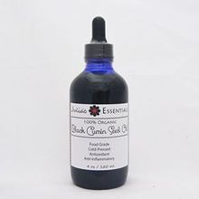  BLACK CUMIN OIL - 100% Organic Food Grade - Cold Pressed - Julia&#039;s Essentials - Pure. Natural. BEST! (4 oz)Julia&#039;s Essentials
