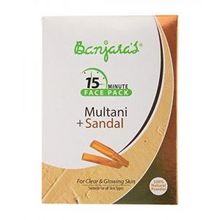  Banjara&#039;s Multani With Sandal (earth clay with sandalwood powder) combo face mask 100gBanjara&#039;s