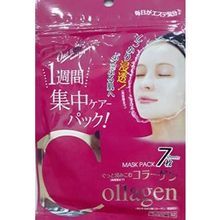 Daiso Japan Collagen Facial Mask Pack, 7 PieceDAISO INDUSTRIES CO.,LTD.