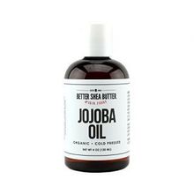Organic Jojoba Oil, 100% Pure 120ml (4 oz), Natural, Cold Pressed, Unrefined, Hexane-Free - Carrier Oil - USDA Certified Organic - Moisturizer for Skin, Hair and Nails - by Better Shea ButterBetter Shea Butter