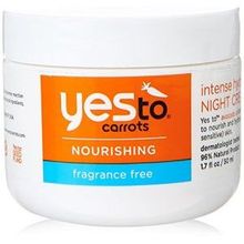 Yes To Carrots Fragrance-Free Intense Hydration Night Cream, 1.7 Fluid OunceYes To