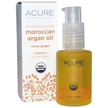 Acure Organics Aromatherapeutic Moroccan Argan Oil, Citrus Ginger, 1 fl oz (30 ml) - 2PCAcure Organics