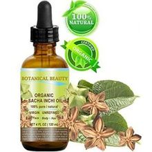 Botanical Beauty SACHA INCHI OIL ORGANIC. 100% Pure / Natural / Undiluted/ Virgin / Unrefined. 4 Fl.oz.- 120 ml. For Skin, Hair, Lip and Nail Care.Botanical Beauty