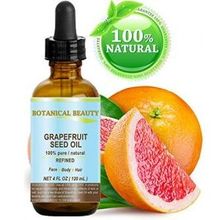Botanical Beauty GRAPEFRUIT SEED OIL. 100% Pure / Natural / Undiluted /Refined Cold Pressed Carrier oil. 4 Fl.oz.- 120 ml. For Skin, Hair and Lip Care. &quot;One of the richest natural sources of vitamin A ,C &amp; E and natural fruit enzymes.&quot; by Botanical BBotanical Beauty