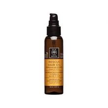 Apivita 4 X Apivita Rescue Nourishing and Repairing Hair Oil with Argan Oil &amp; Olive (New Product, Released in 2017) - 4 Bottles X 100ml/3.4oz each oneAPIVITA