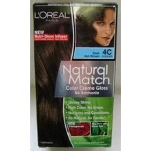  L&#039;Oreal Natural Match Hair Colour, Dark Ash BrownNatural Match