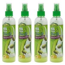 Sofn&#039;Free GroHealthy Sof N&#039;Free Milk Protein &amp; Olive Oil Leave-In Treatment Refreshing Spray (8 Oz) Pack Of 4GroHealthy