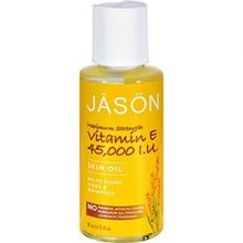 Jason Natural Products Jason Vitamin E Pure Natural Skin Oil Maximum Strength - 45000 IU - Helps Fight Lines and Wrinkles - 2 fl oz (Pack of 3)Jason Natural Products