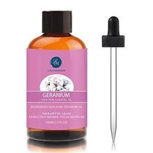 Lagunamoon Geranium Oil, Premium Therapeutic Geranium Essential Oil,100mlLagunamoon
