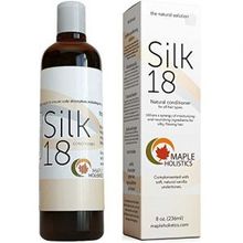Maple Holistics Silk18 Natural Hair Conditioner Argan Oil Sulfate Free Treatment for Dry and Damaged HairMaple Holistics