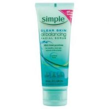 Simple Simple Clear Skin Oil Balancing Facial Scrub (75ml)Simple