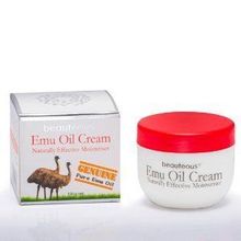 Beauteous Emu Oil Cream - Naturally Effective Moisturizer with Geniune Pure Emu Oil , 100gBeauteous