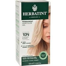 Herbatint Permanent Herbal Haircolour Gel, Platinum Blonde 10 N, 4.56 OunceHerbatint