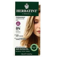 Herbatint Permanent Herbal Hair Color Gel, 8N Light Blonde, 4.56 OunceHerbatint