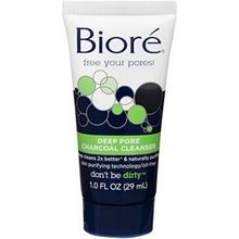 Biore Deep Pore Charcoal Cleanser, 1 Ounce (Pack of 36)Biore Japan