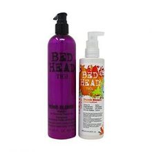 Bundle-2 Items : Bed Head Dumb Blonde Shampoo by TIGI for Unisex - 13.5 Ounce Shampoo + Tigi Bed Head Colour Combat Dumb Blonde Leave-in Conditioner, 8.45 OunceTIGI Bed Head