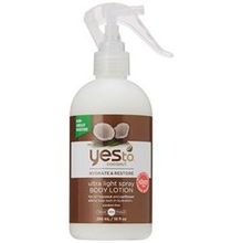 Yes To Coconut Hydrate &amp; Restore Ultra Light Spray Body Lotion, 10 OunceYes To