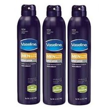 Set of 3 Vaseline Men Skin Moisturizer Non-Greasy Spray Lotion Fast Absorbing 6.5 OzVaseline
