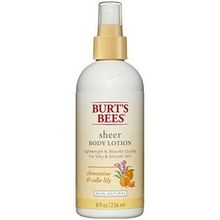 Burt&#039;s Bees Sheer Body Lotion - Clementine and Calla Lily - 8 ozBurt&#039;s Bees