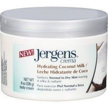 Jergens Crema Deep-Hydrating Cream, Coconut Milk, 8 OunceJergens