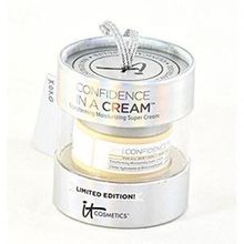 It Cosmetics Confidence In A Cream Transforming Moisturizing Super Face Cream - 0.5 oz /15ml Travel Size - Holiday OrnamentIT Cosmetics