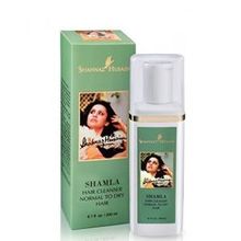 Shahnaz Husain Shamla Herbal Ayurvedic Hair Cleanser for Normal to Oily Hair Latest International Packaging (6.7 fl oz / 200 ml)Shahnaz