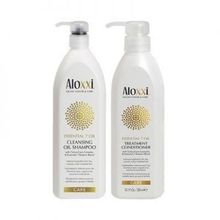 Aloxxi Cleansing Oil Shampoo 10.1 oz + Treatment Conditioner 10.1 ozAloxxi