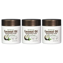 Spa Naturals Coconut Oil Moisturizing Cream with Vitamin E 6oz / 170g x 3packSpa Naturals