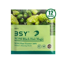 BSY Noni Black Hair Magic Hair Dye Shampoo 12ml x 12sachetBSY