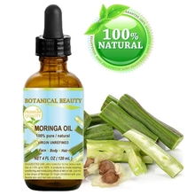 Botanical Beauty Moringa Oil 120ml / 4oz, 100% Pure Natural Virgin Unrefined for Face, Body, HairBotanical Beauty