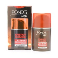 Pond&#039;s Ponds Men Energy Charge (All in One-moisturizer+toner+serum) White Boost Size 50 G.Pond&#039;s