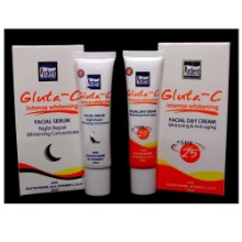Gluta-C Intense Whitening Facial Day Cream and Facial Serum Night Repair 30mlGluta-C