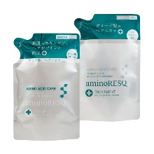 aminoRESQ amino Rescue Shampoo &amp; Treatment set (floral) Refill 350mlAminoRESQ