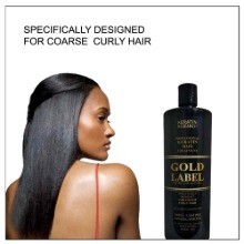 Keratin Research Gold Label Professional Keratin Hair Treatment 1000ml. Super Enhanced Formula Specifically Designed for Coarse Curly Black, African, Dominican and Brazilian Hair typesKeratinResearch