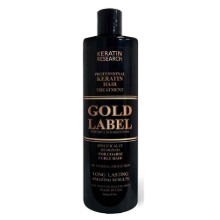 Keratin Research Professional Keratin Blowout Treatment Gold Label 240ml. Specifically Designed for Coarse Curly Black, African, Dominican and Brazilian Hair types Super Enhanced FormulaKeratinResearch