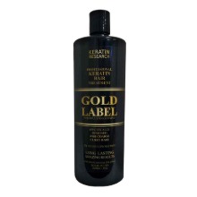 Keratin Research Professional Keratin Blowout Treatment Gold Label 1000ml. Specifically Designed for Coarse Curly Black, African, Dominican and Brazilian Hair types Super Enhanced FormulaKeratinResearch