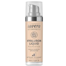 Lavera Hyaluron Liquid Foundation Ivory Light 01 30 mlLavera