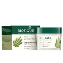 Biotique Wheat Germ Youthful Nourishing Night Cream 50G/1.76 Fl.Oz.BIOTIQUE