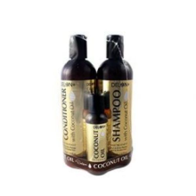 Delon+ Coconut Oil Shampoo and Conditioner Set (12oz each) + Coconut Oil Hair Treatment 2oz by DelonAlain Delon