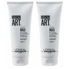 Loreal Tecni Art Fix Max Gel 6 - For Extra Hold 200ml (2pack)LOreal Hair Care