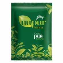 Godrej Nupur Henna for Hair Color 120g (3 Pack) 100% Pure HennaNupur