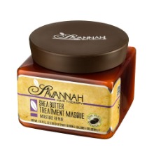Savannah Hair Therapy Shea Butter Treatment Masque 500ml (Deep Conditioning Hair Mask for Dry Damaged Hair)Savannah