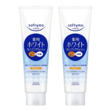 KOSE Cosmeport Softymo Cleansing Foam White Facial Wash 190g (2pack)Kose